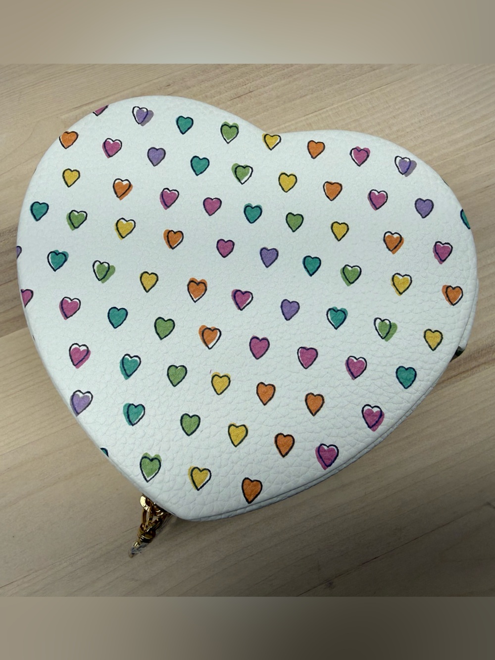 Roller Rabbit Heart Print Jewelry Case